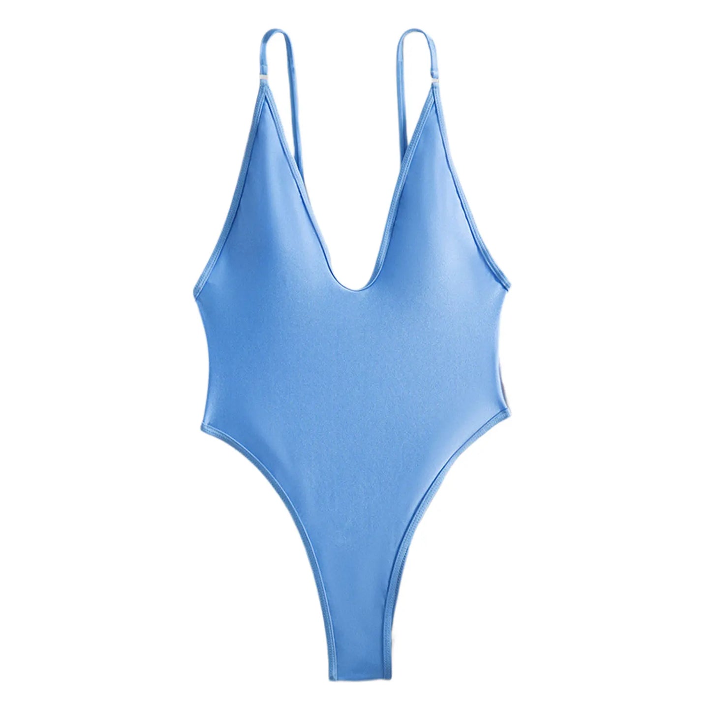 Sleeveless Bodysuit Deep V Swimsuit - Love Island Vibes