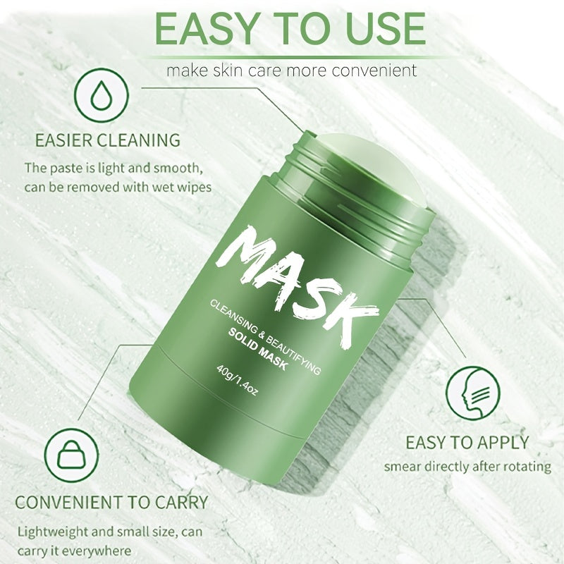 Maxylva Clay Mask Stick – Green Tea Glow