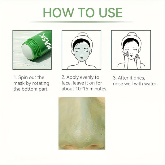 Maxylva Clay Mask Stick – Green Tea Glow