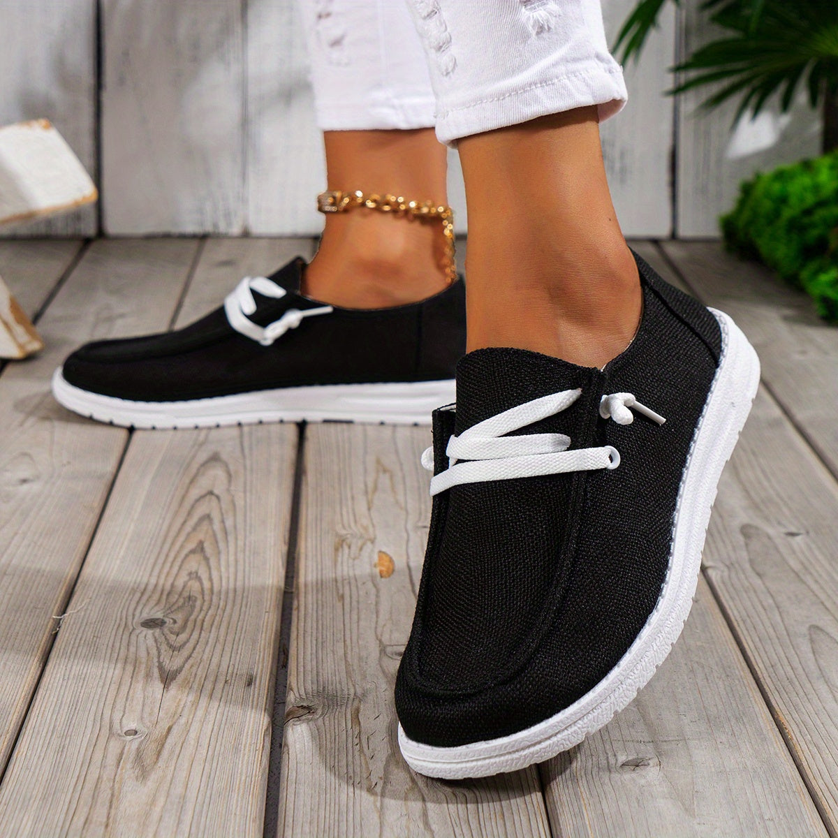 Women's Lace Up Loafer Shoes