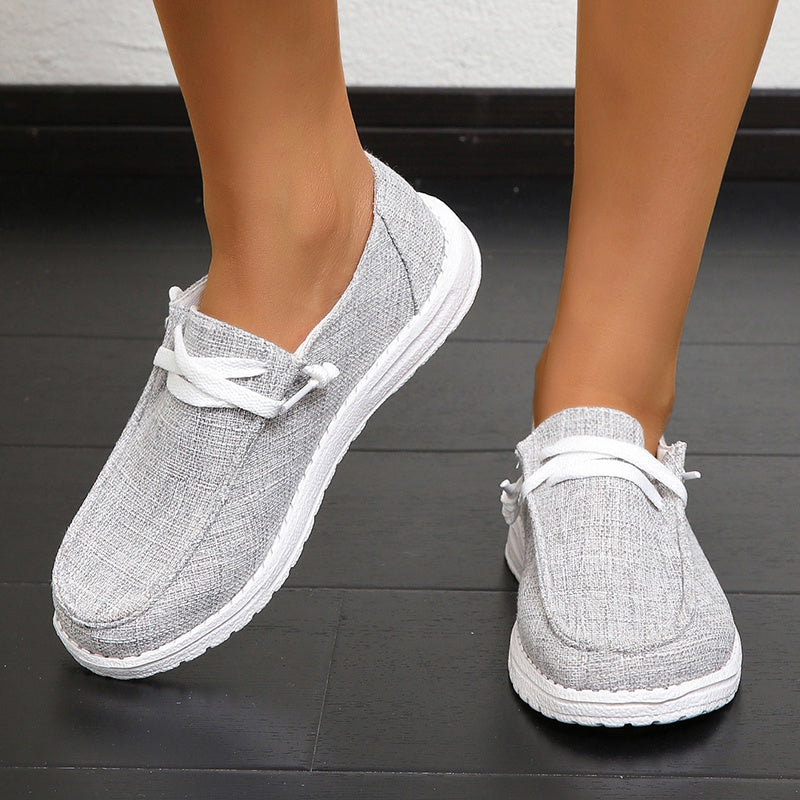 Women's Lace Up Loafer Shoes