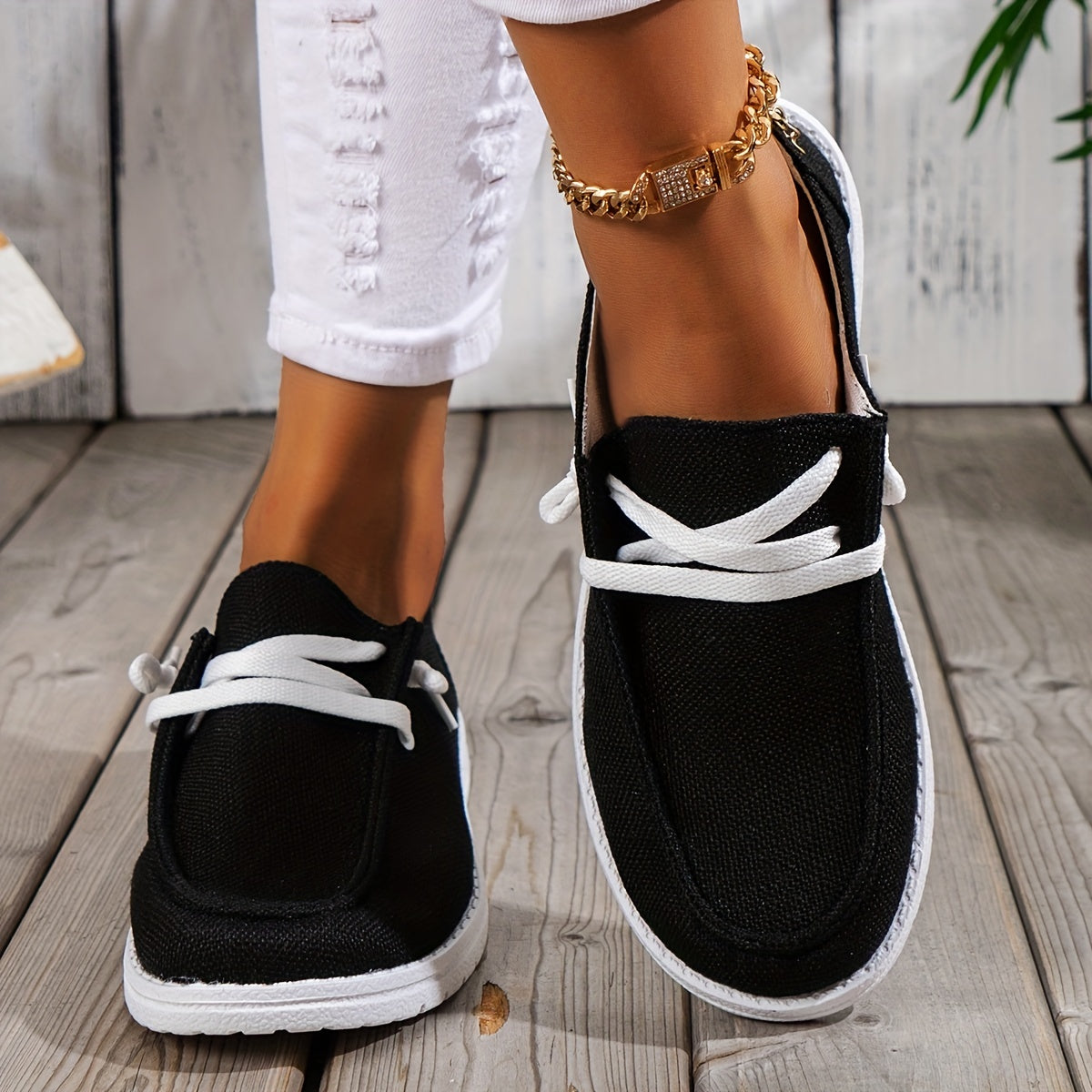 Women's Lace Up Loafer Shoes