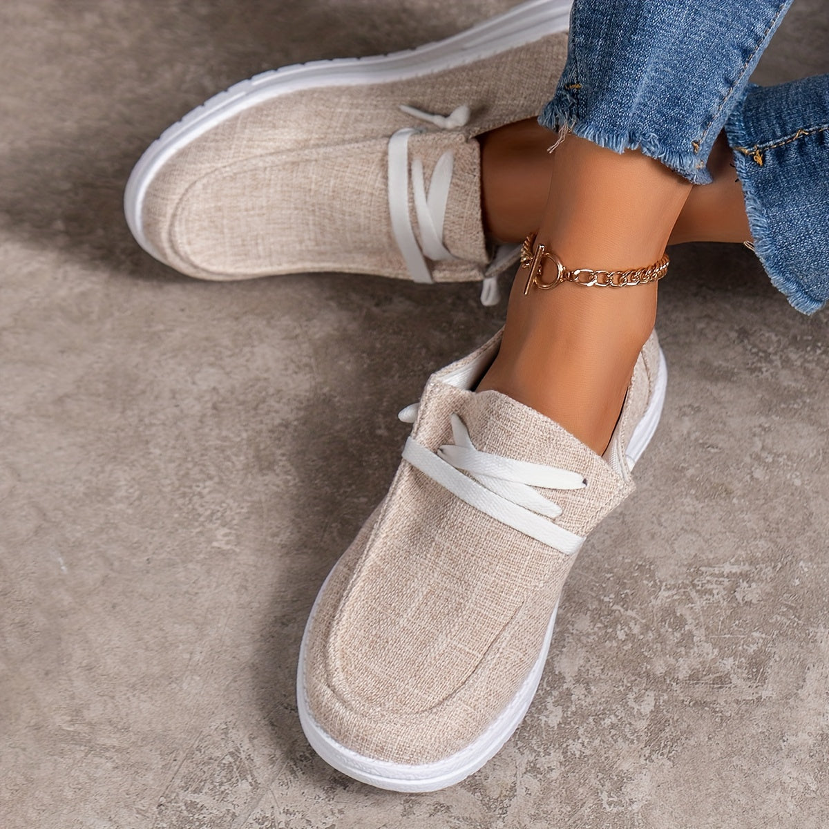 Women's Lace Up Loafer Shoes
