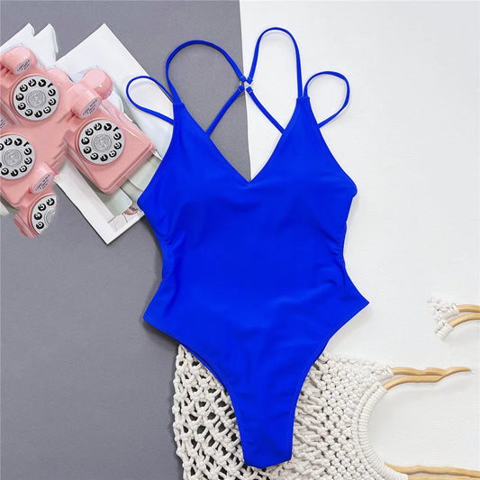 One Piece Swimsuit - High Cut