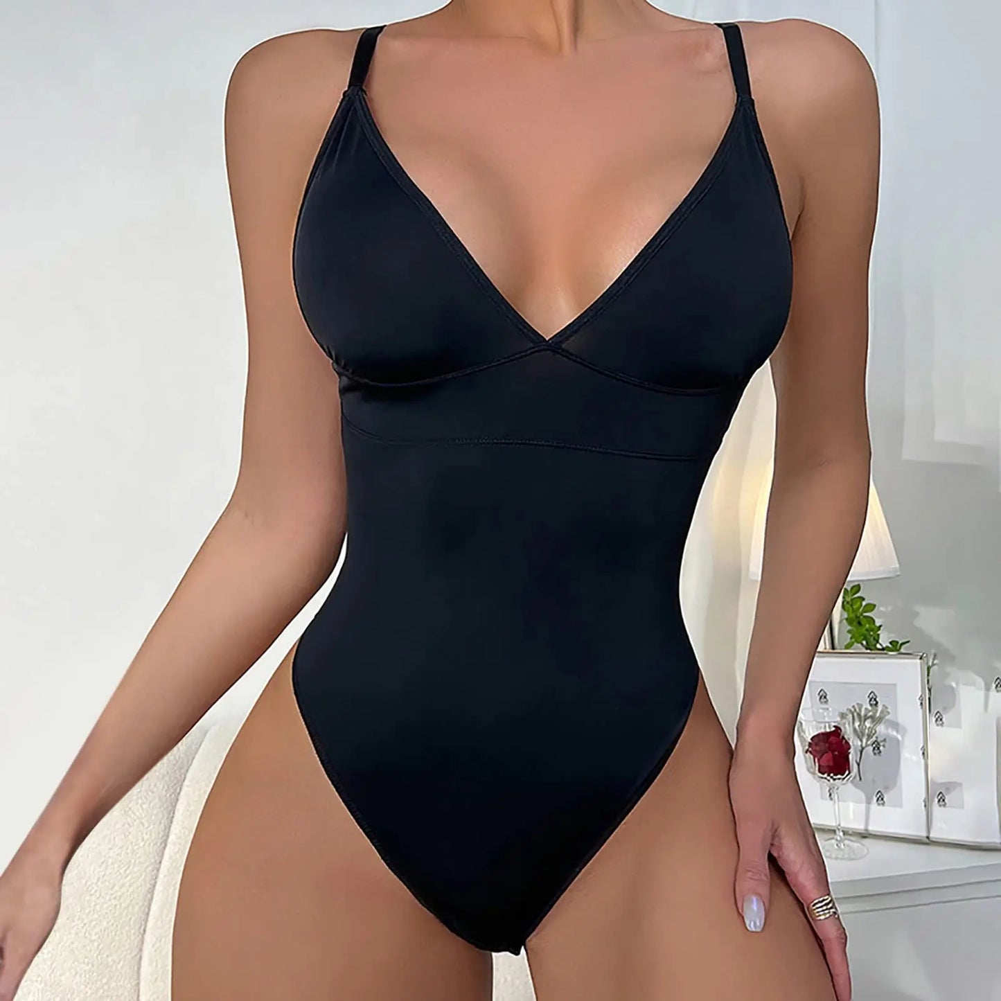 Bodysuit Thong Seamless Underwear Sculpting Body Shaper Backless