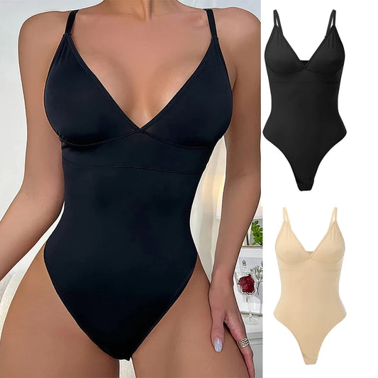 Bodysuit Thong Seamless Underwear Sculpting Body Shaper Backless