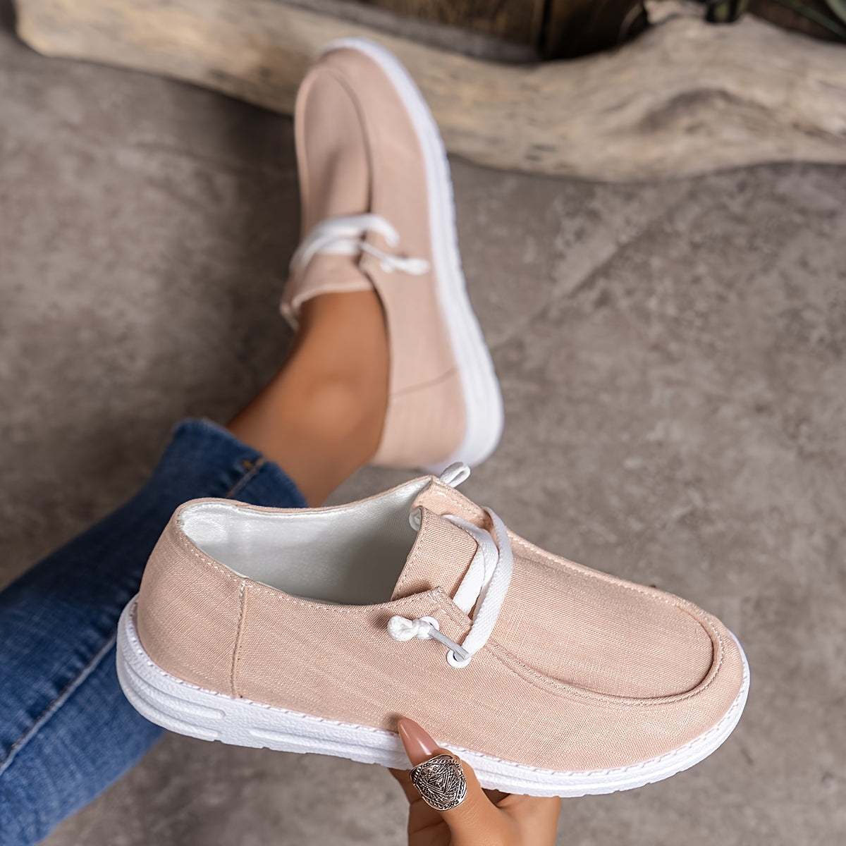 Women's Lace Up Loafer Shoes